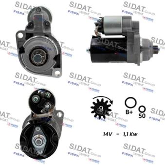 Démarreur FISPA S12BH0944 pour PORSCHE BOXSTER S 3.2 - 260cv