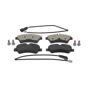 Jeu de 4 plaquettes de frein avant CHAMPION [573835CH]