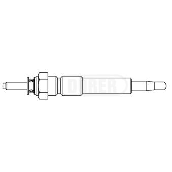 Bougie de préchauffage DÜRER OEM 1214310