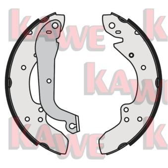 Jeu de mâchoires de frein KAWE [00930]