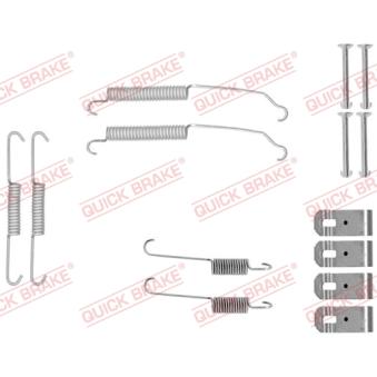 Kit d'accessoires, mâchoire de frein KAWE [105-0015]