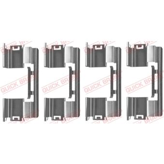 Kit d'accessoires, plaquette de frein à disque KAWE [109-1813]