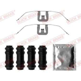 Kit d'accessoires, plaquette de frein à disque KAWE [109-1845]