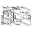 FEBEST 0110-018A48 - Embout de cardan avant (kit de réparation)