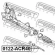 FEBEST 0122-ACR40 - Rotule de direction intérieure, barre de connexion