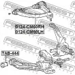 FEBEST 0124-CM60RH - Triangle ou bras de suspension (train avant)