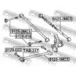FEBEST 0125-1MCX - Triangle ou bras de suspension (train arrière)