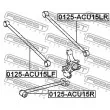 FEBEST 0125-ACU15R - Triangle ou bras de suspension (train arrière)