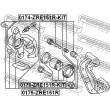 FEBEST 0174-ZRE151R-KIT - Boulon de guidage, étrier de frein