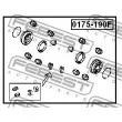 FEBEST 0175-190F - Kit de réparation, étrier de frein