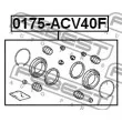 FEBEST 0175-ACV40F - Kit de réparation, étrier de frein