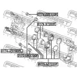 FEBEST 0175-AZT220F - Kit de réparation, étrier de frein