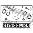 FEBEST 0175-GGL10R - Kit de réparation, étrier de frein