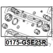 FEBEST 0175-GSE25R - Kit de réparation, étrier de frein