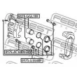 FEBEST 0175-GSU40F - Kit de réparation, étrier de frein