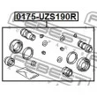 FEBEST 0175-UZS190R - Kit de réparation, étrier de frein