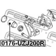 FEBEST 0176-UZJ200R - Piston, étrier de frein
