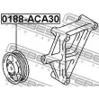 FEBEST 0188-ACA30 - Poulie renvoi/transmission, courroie trapézoïdale à nervures