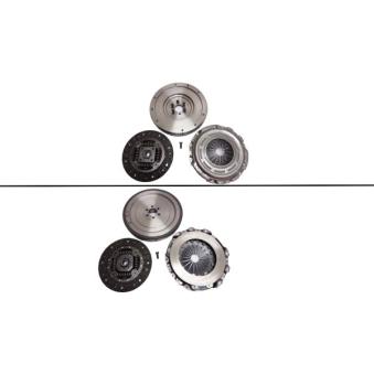 Kit d'embrayage + Volant moteur KAWE [DMV332M]