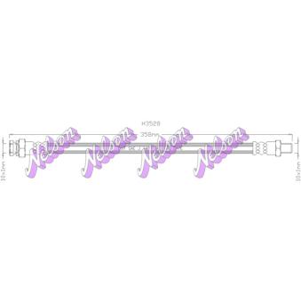 Flexible de frein KAWE [H3528]