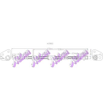 Flexible de frein KAWE [H3983]