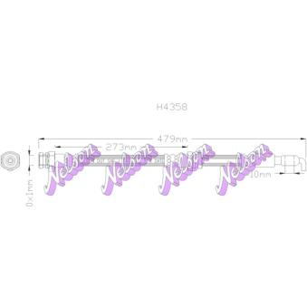 Flexible de frein KAWE [H4358]