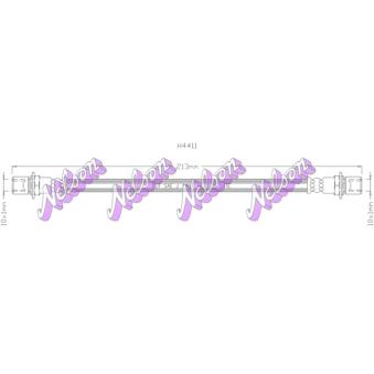 Flexible de frein KAWE [H4411]