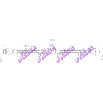 Flexible de frein KAWE [H4525]