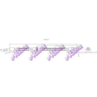 Flexible de frein KAWE [H4627]