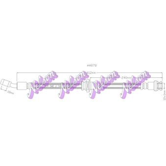 Flexible de frein KAWE [H4878]