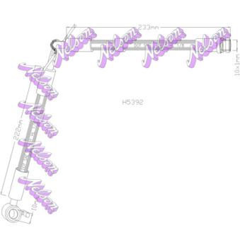 Flexible de frein KAWE [H5392]