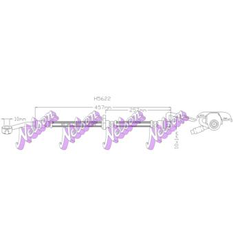Flexible de frein KAWE [H5622]