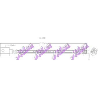 Flexible de frein KAWE [H6598]