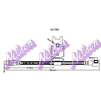 Flexible de frein KAWE [H6788]