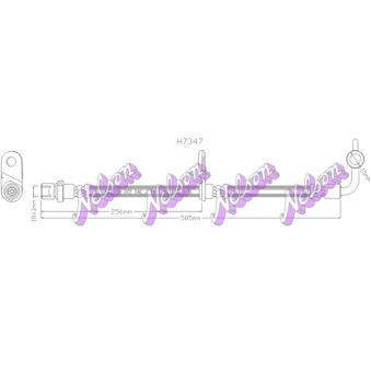 Flexible de frein KAWE [H7347]