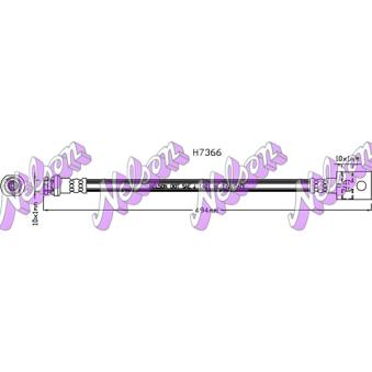 Flexible de frein KAWE [H7366]
