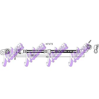 Flexible de frein KAWE [H7473]