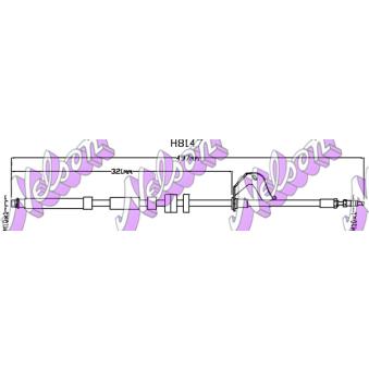 Flexible de frein KAWE [H8147]
