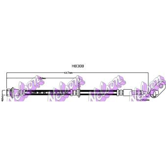 Flexible de frein KAWE [H8308]