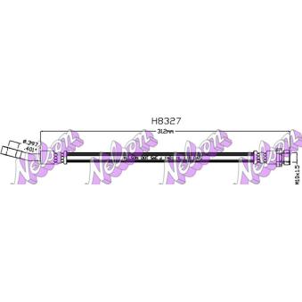 Flexible de frein KAWE [H8327]