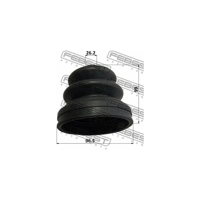 Joint-soufflet, arbre de commande FEBEST 0217-S50R - Visuel 1