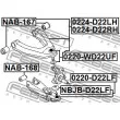 FEBEST 0220-D22LF - Rotule de suspension