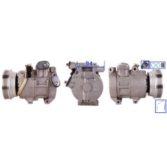 Compresseur, climatisation LUCAS ACP865