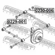 FEBEST 0229-001 - Vis de correction du carrossage