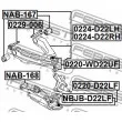 FEBEST 0229-006 - Vis de correction du carrossage