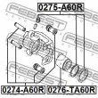 FEBEST 0274-A60R - Boulon de guidage, étrier de frein