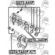 FEBEST 0274-TA60F-KIT - Boulon de guidage, étrier de frein