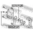 FEBEST 0275-P10F - Kit de réparation, étrier de frein