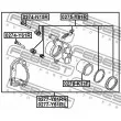 FEBEST 0275-Y61R - Kit de réparation, étrier de frein