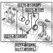 FEBEST 0276-B10RSF - Piston, étrier de frein